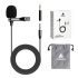  COMBO PACK-2 Professional Collar Mic for YouTube Grade  Lavalier Microphone Omnidirectional with Easy Clip On System 