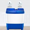 Panasonic 8.0 Kg Semi-Automatic Top Loading Washing Machine (NA-W80B5ARB, Blue)
