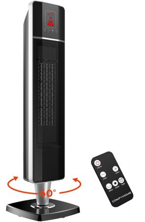 COMFYHOME 78CM 2000W Room Heater for Bedroom w/Remote Upto 47% OFF Coupon Code & Updated Discount List On Amazon