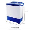 Panasonic 6.5 kg 5 Star Semi-Automatic Top Loading washing  Machine
