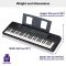 YAMAHA PSR-E273 PORTABLE KEYBOARD WITH 61 KEYS