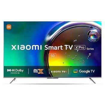 Xiaomi 125 cm (50 inches) X Pro 4K Dolby Vision IQ Series Smart Google TV L50M8-5XIN (Black)