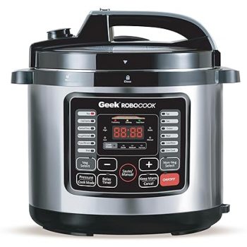 Geek Robocook Nuvo 11-in-1 Automatic Electric Pressure Cooker 35% OFF Coupon Code & Updated Discount List On Amazon