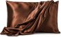 Satin Silk Solid Pillow Premium 600 TC Pillowcases for Hair & Skin