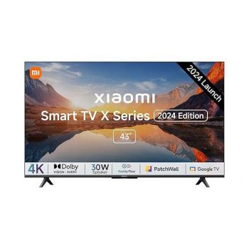 Xiaomi 108 cm (43 inches) X Series 4K LED Smart Google TV 37% OFF Coupon Code & Updated Discount List On Amazon