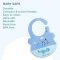 Waterproof Silicone Bibs with Adjustable Snap Buttons