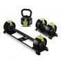 Stoga QuickShift Pro 3-in-1 Adjustable Dumbbell Set