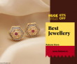 Rubans – Flat 65% Off On  Geometric Studs Earrings