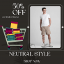 Jack & Jones Khaki Cargo Shorts – 50% Off on Slim Fit Style!