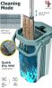 U.P.C UPGRADED HANDS-FREE SQUEEZE MICROFIBER FLAT SPIN MOP