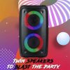 Zoook Twin Blaster Bluetooth Party Speaker