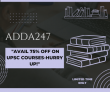 Adda247:- “Avail 75% OFF On UPSC Courses-Hurry Up!”