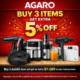 AGARO-BUY 3 ITEMS GET EXTRA 5% OFF
