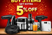 AGARO-BUY 3 ITEMS GET EXTRA 5% OFF