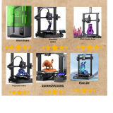 Top 10 selling 3D printers for creative projects.