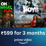 Amazon Prime Video – Activate 3 months of Prime Video.