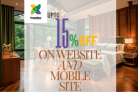 Upto 15% off on Treebo Website and Mobile site