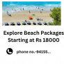 Explore Beach Packages Starting at Rs 18000