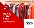 Asos – Men’s Shirt Sale Upto 50%OFF