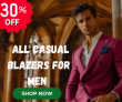 peter england: All Casual Blazers For Men at discount 30% off.