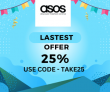 Asos – 25%OFF On Selected Styles  (USE CODE – TAKE25)