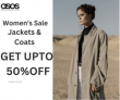 Asos – Women’s Sale: Jackets & Coats Get Upto 50%OFF