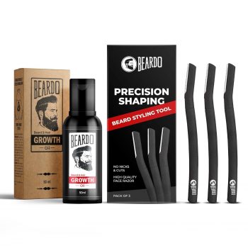 Beard Beard and Hair Growth Oil 50ml & Styling Tool Combo Upto 41% OFF Coupon Code & Updated Discount List On Amazon