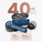 Boult Audio X30 with 40H Playtime, 45ms Xtreme Low Latency Mode, Quad Mic ENC, Made in India, BoomX Rich Bass, Type-C Fast Charging, Bluetooth 5.1, IPX5 Airbass True Wireless in Ear Earbuds TWS (Blue)