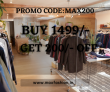 Max Fashion- Buy men’s apparel with promo code: MAX200 and get Rs 200 off on purchase of Rs 1499.