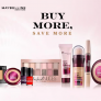 Maybelline New York – Buy More, Save More – Buy 3 get extra 5% OFF, Buy 5 get extra 10% OFF!