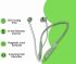 Urban Beats James Bond Silica Neckband Bluetooth Wireless in Ear Earphones with Mic, 30H Playtime and Super Fast Charging, Environmental Noise Cancellation, Calling and IPX5 Water Resistant (Green)