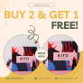 Kiro Beauty Buy 2 Get 1 Free