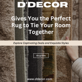 D’DECOR – Get high quality rugs starting at Rs 3600