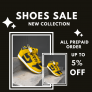 Metro Shoes Flat 5% OFF ALL Prepaid Order