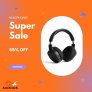 fastrack-65% Off Wireless Headphone