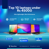 Top 10 best laptops selling under ₹45000