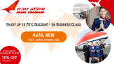 Special Offer – Enjoy up to 70% Discount* on Business Class