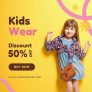 Up To 50% OFF  On Kids Wear