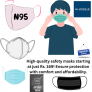 Jade Blue Safety Masks Starting at Rs 169