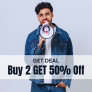 LEE Sale! Buy Two GET Flat 50% OFF