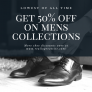 lowest of all time upto 50% off on mens collections