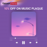 CanvasChamp: Save Extra 10% on Custom Music Plaque