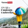 CanvasChamp: Enjoy 10% Off on Customised Umbrella