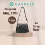 Caprese Bags- Get Min. 50% Off on Sling Bags