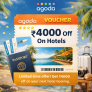 Agoda Voucher – ₹4000 Off On Hotels
