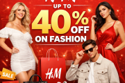 H&M- Upto 40% Off On Fashion