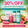 CoCo&Eve Get 30% off Hair Product !!