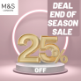 Marks & Spencer-DEAL End of season sale – flat 25% off