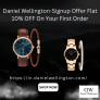 Daniel Wellington-Signup Offer Flat 10% OFF On Your First Order