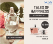 Skinn Coupon Code |Tales of Happiness starting at Rs 1595